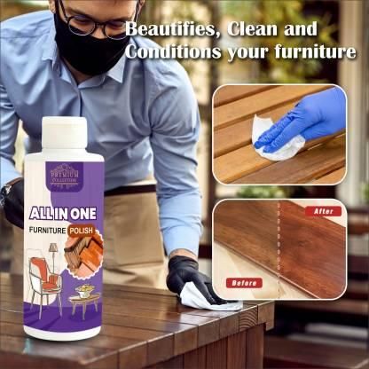 Polish Furniture Cleaner Shiner Floor Coating Paint Wood 100ML (Pack of 3)